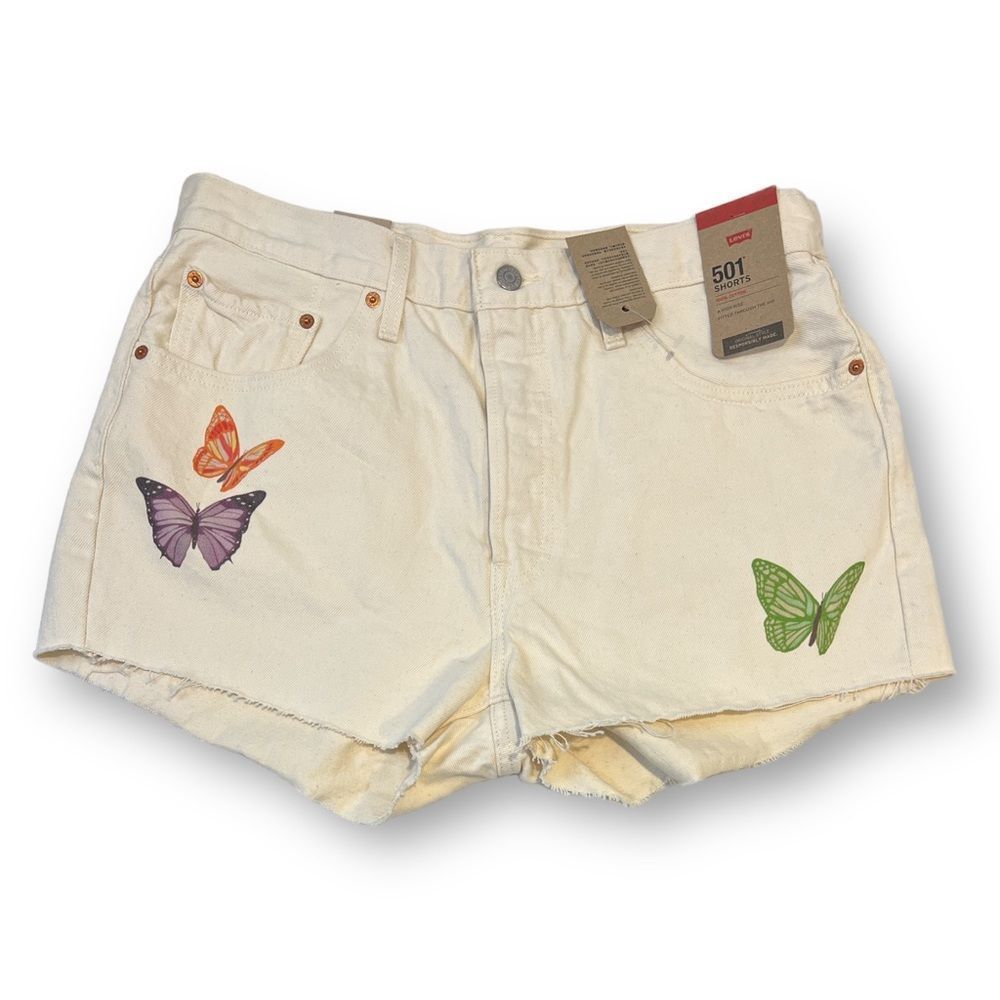 Levi’s 501 Butterfly Jean Shorts Size 32